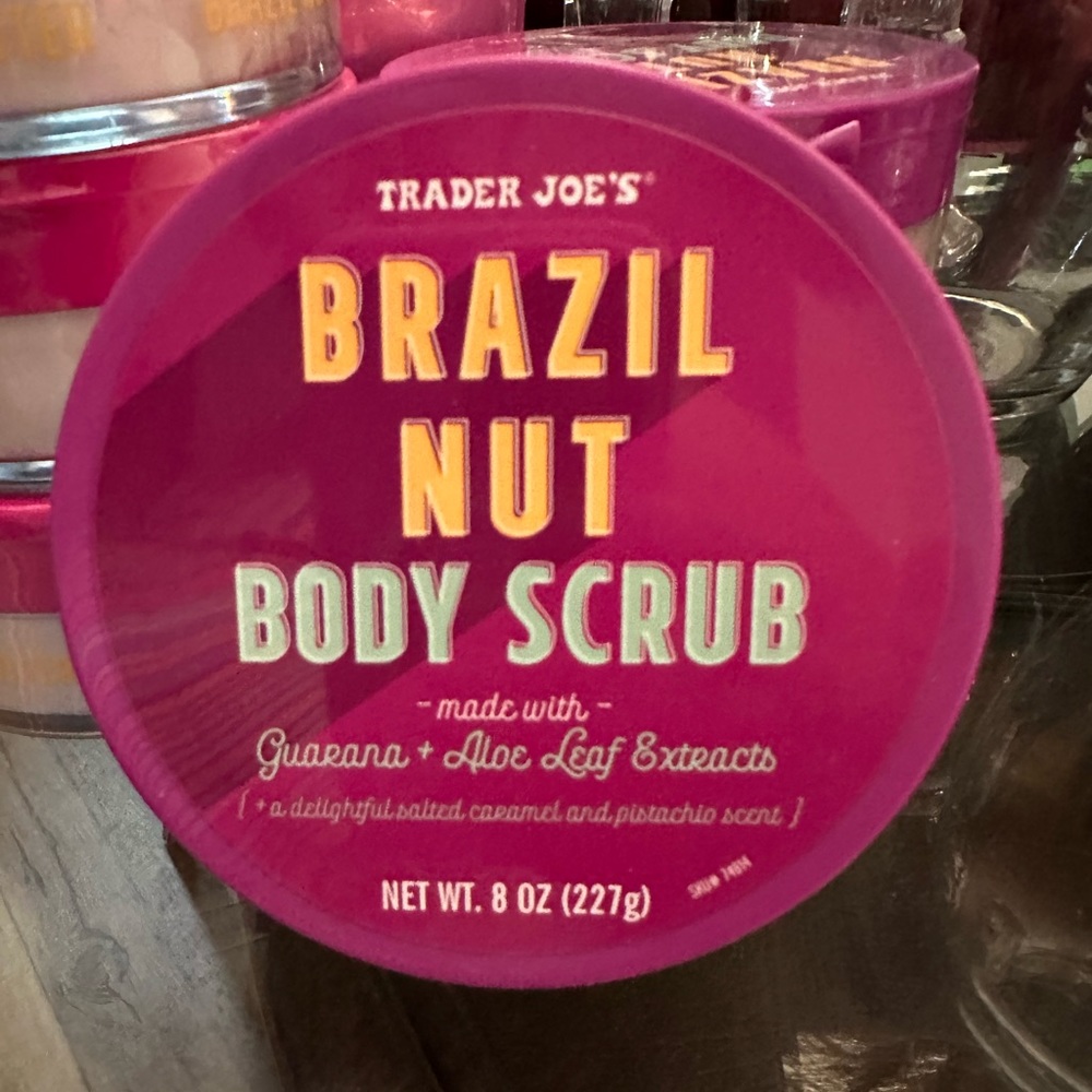 trader joes brazil nut body scrub